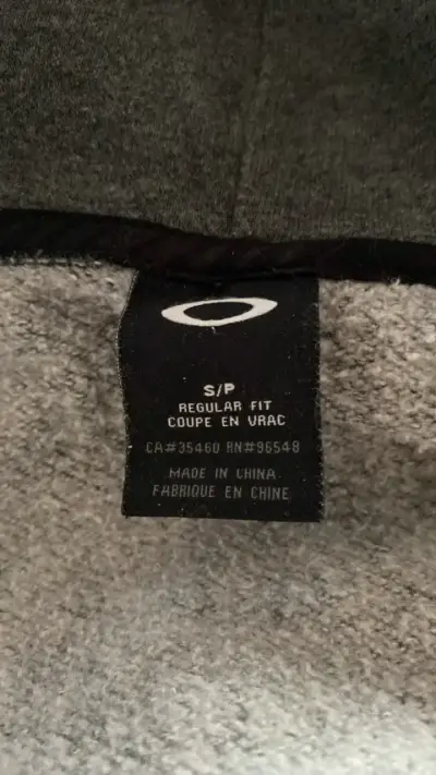 Polerón con capucha gris Oakley - miniatura 5
