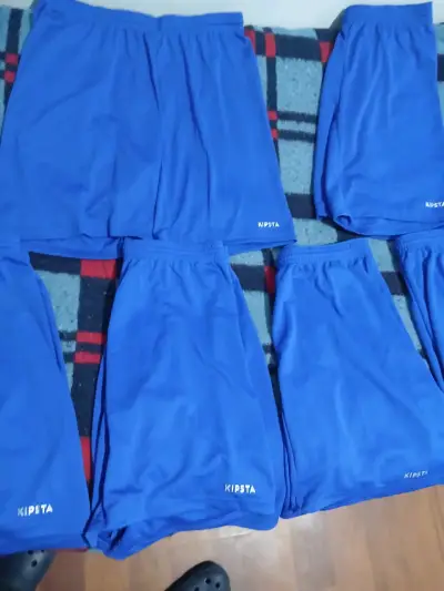 Shorts deportivos Kipsta azul - miniatura 2