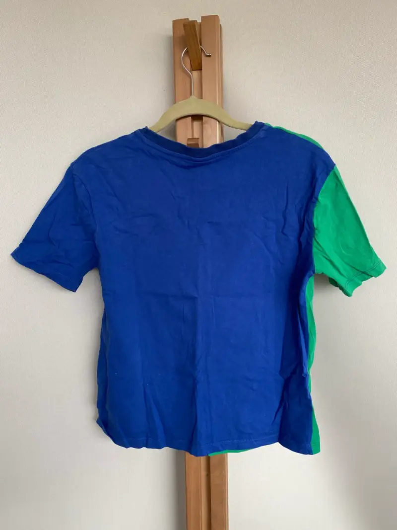 Polera Snoopy, Woodstock verde y azul 100% algodón - 2