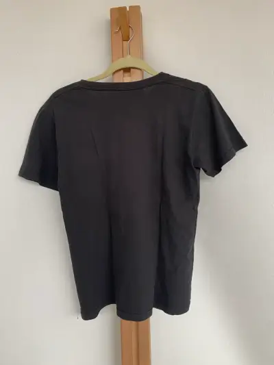 Polera negra Quiksilver unisex - miniatura 2