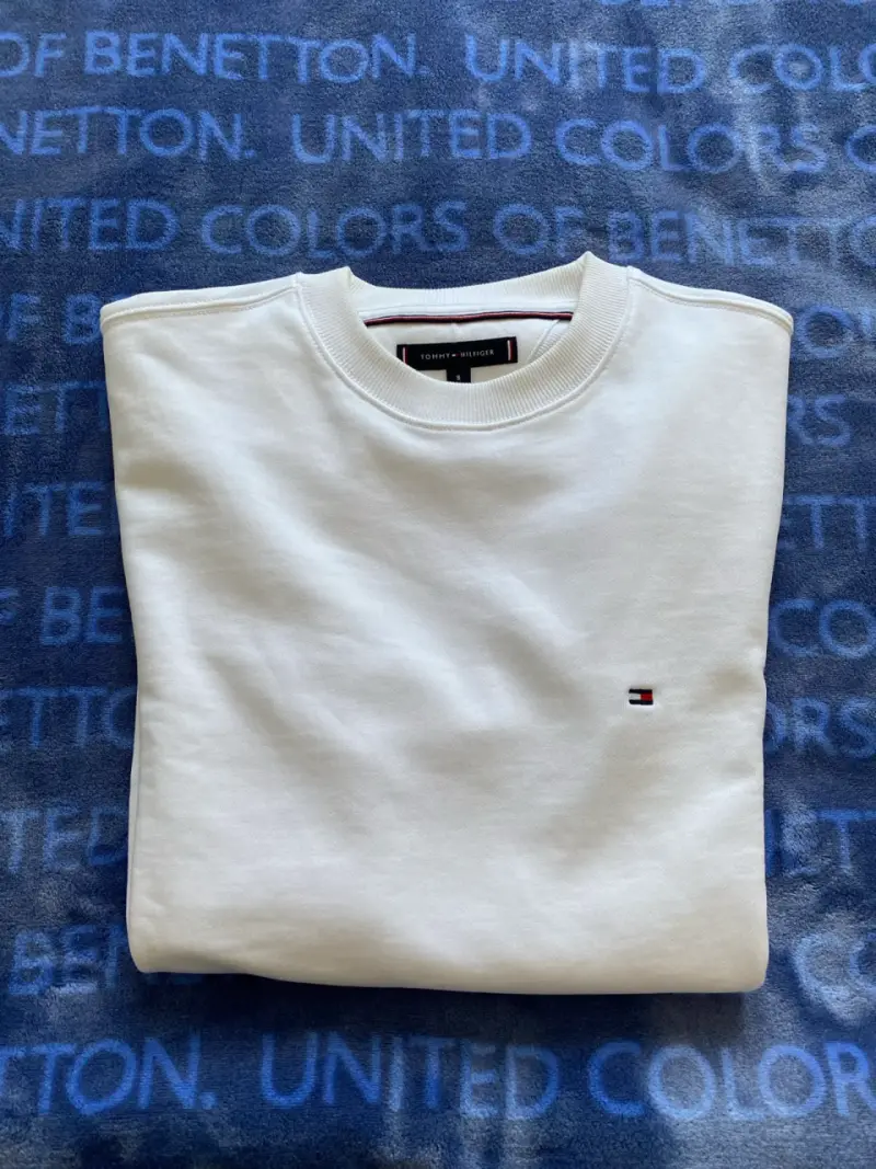 Polerón blanco Tommy Hilfiger para hombre - 1