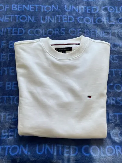 Polerón blanco Tommy Hilfiger para hombre - miniatura 1
