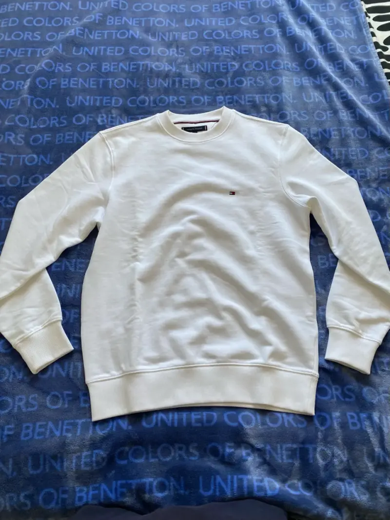 Polerón blanco Tommy Hilfiger para hombre - 4