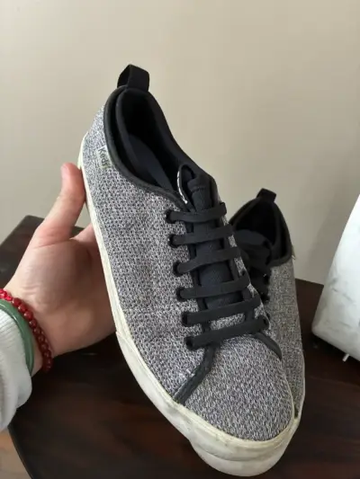 Zapatillas Keds grises de tela casuales - miniatura 1