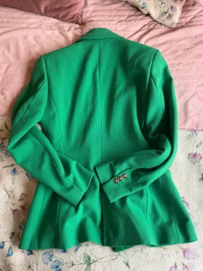 Blazer verde XS con botones dorados - miniatura 2