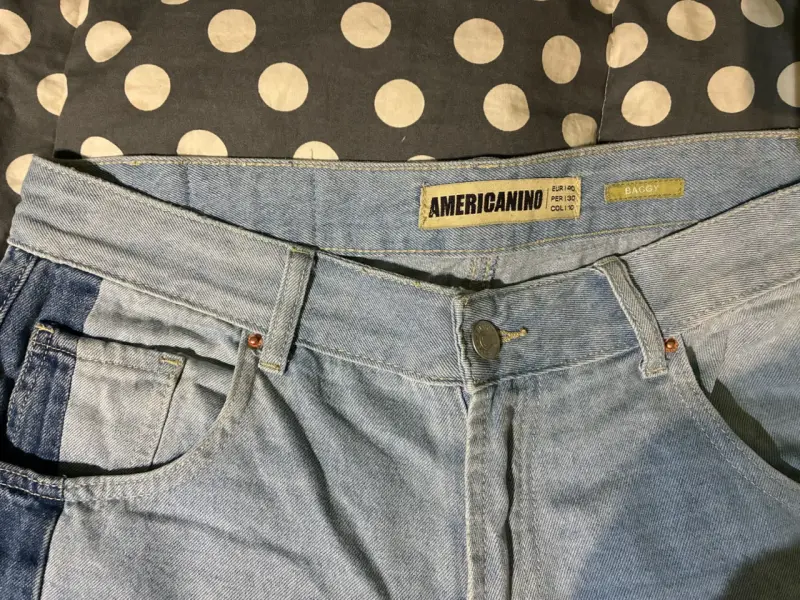 Jeans bicolor baggy Americanino - 2