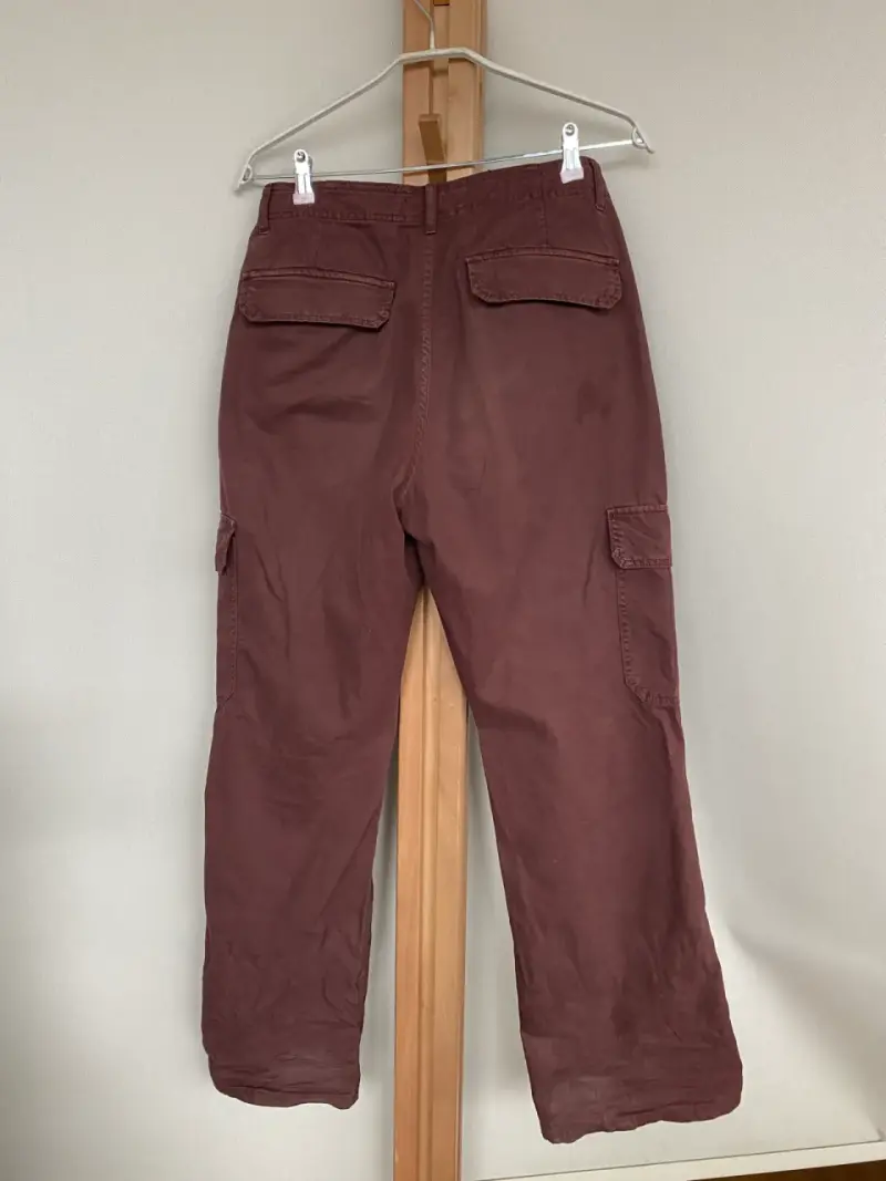Pantalones cargo marrones Zara talla 38 - 3