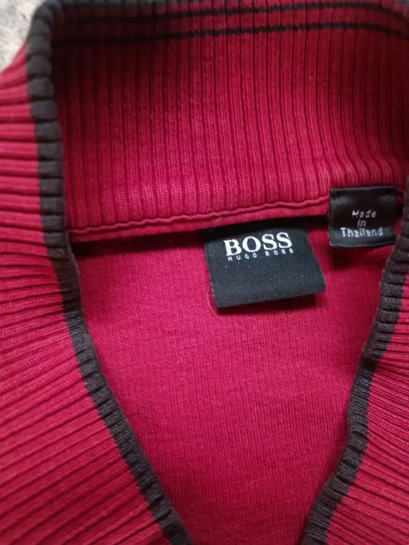 Chaqueta Hugo Boss de algodón roja con cierre - 2