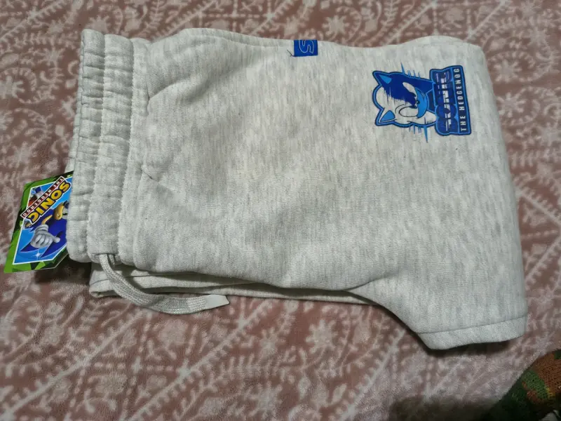 Pantalon gris Sonic para niños - 1