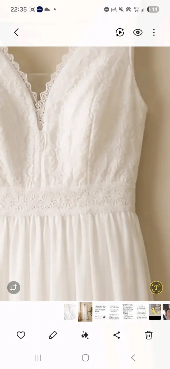 Vestido de novia blanco elegante - 2
