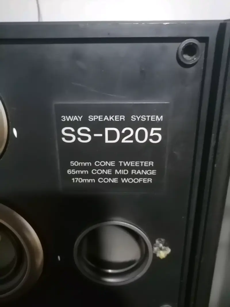 Parlantes Sony SS-D205 de 3 vías - 2