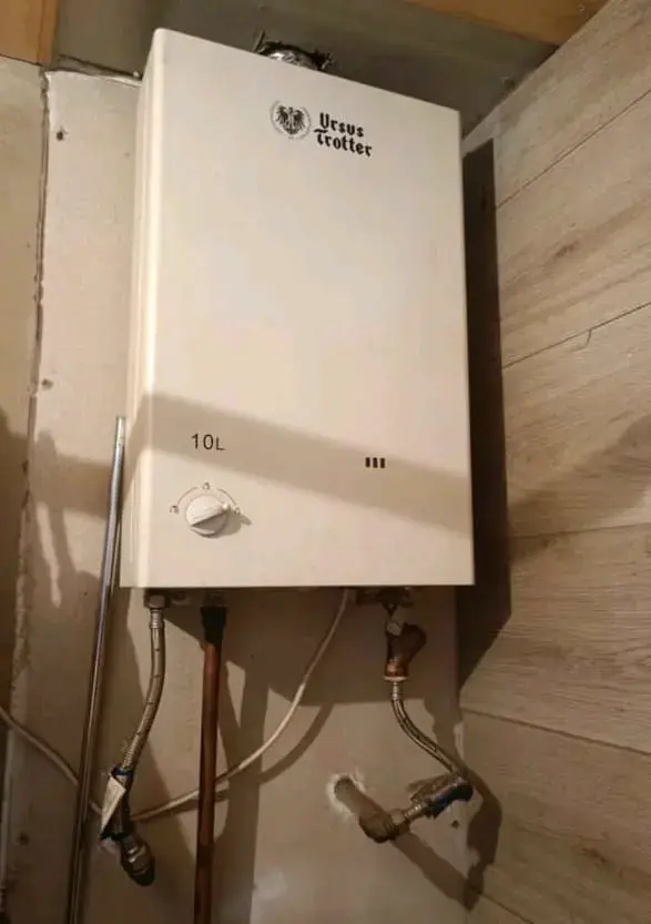 Calefón tiro forzado 10L gas licuado - 1