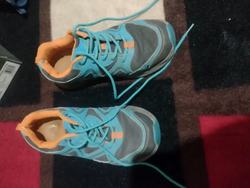 Zapatillas deportivas azul y naranja para hombre - 2