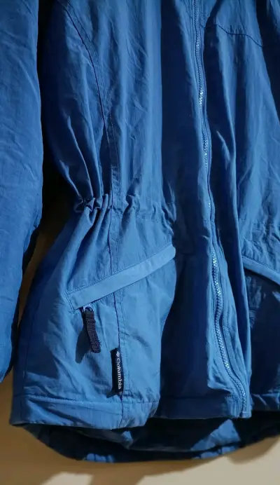 Chaqueta azul Columbia para mujer - miniatura 1