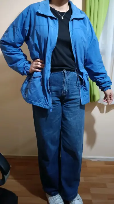Chaqueta azul Columbia para mujer - miniatura 6