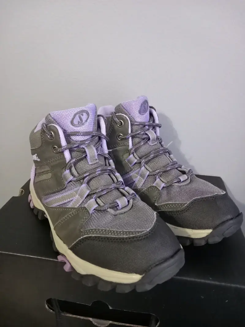 Botas de trekking Spalding gris y lila 34 - 2