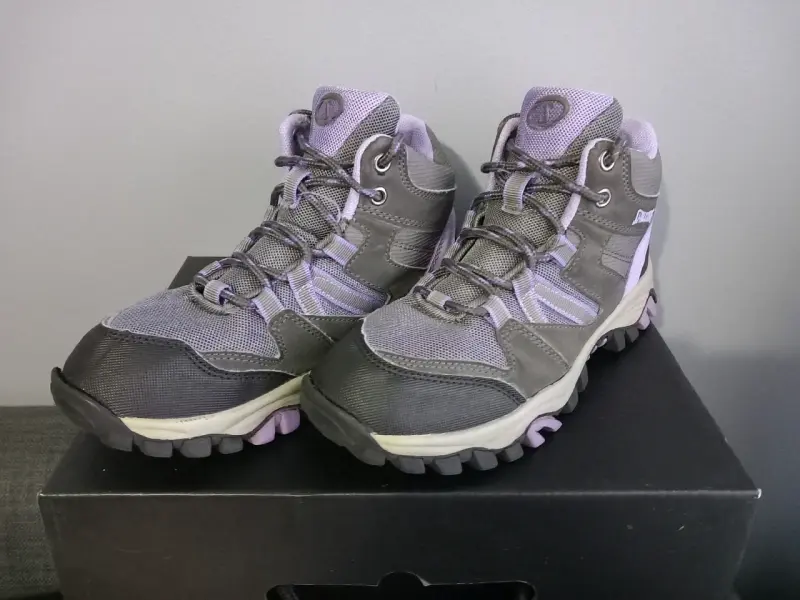 Botas de trekking Spalding gris y lila 34 - 3