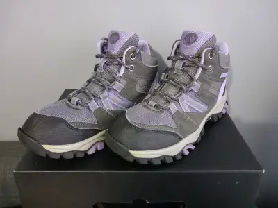 Botas de trekking Spalding gris y lila 34 - miniatura 3