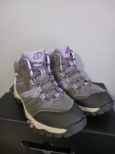Botas de trekking Spalding gris y lila 34 - miniatura 6