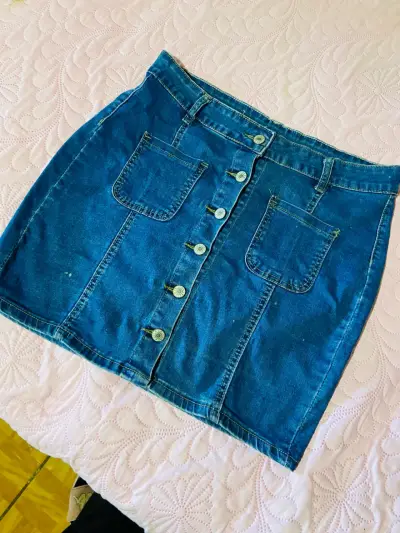 Pantalones de cuero marrón para mujer - miniatura 3