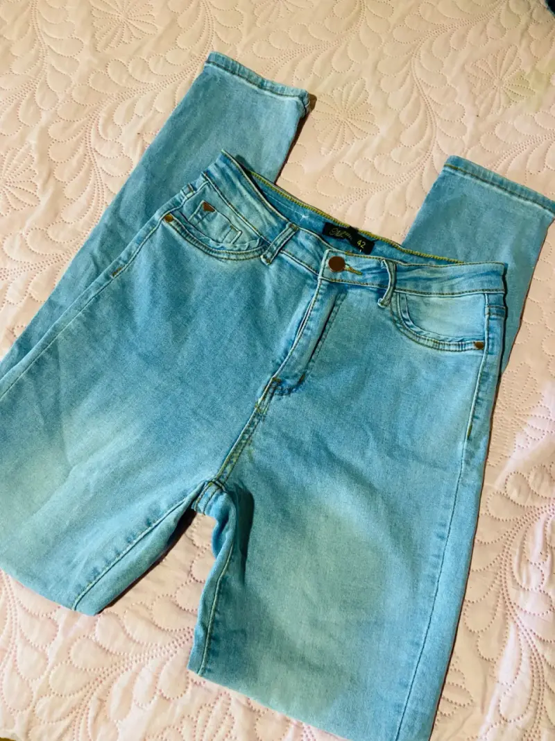 Pantalones de cuero marrón para mujer - 5
