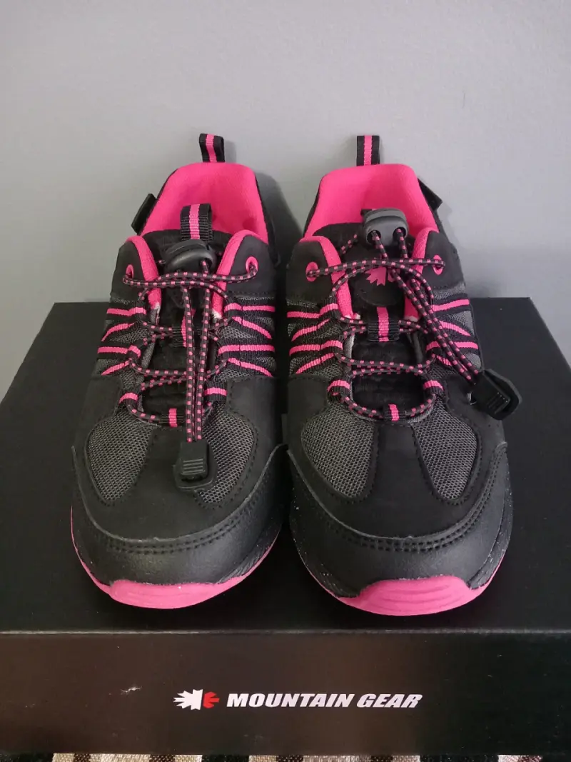 Zapatillas deportivas Mountain Gear negras y rosad - 3