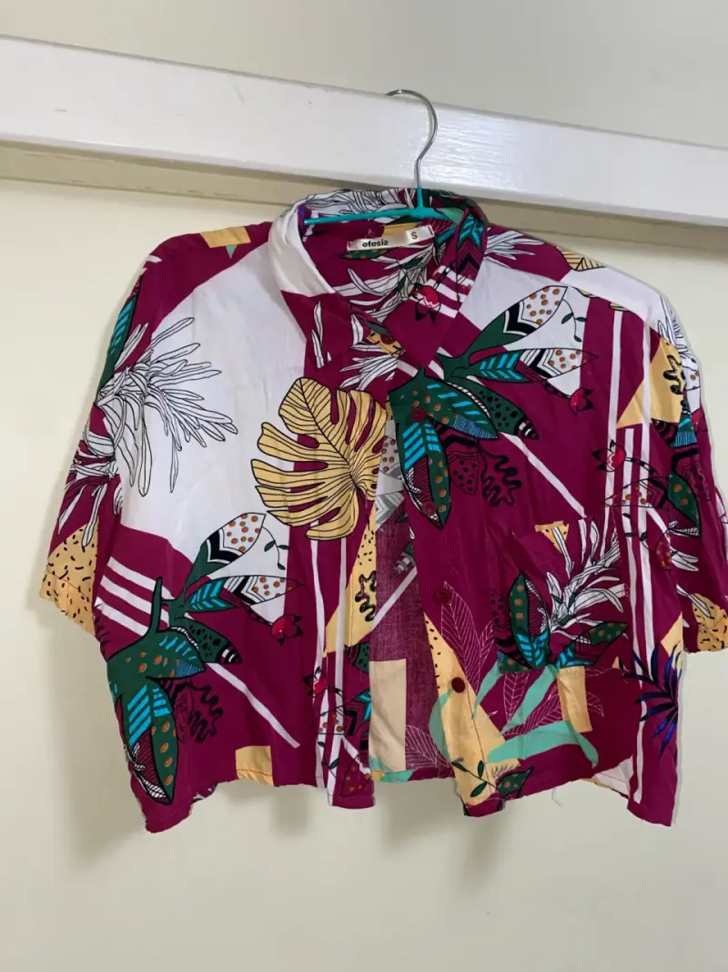 Camisa hawaiana estampada tropical Efesía