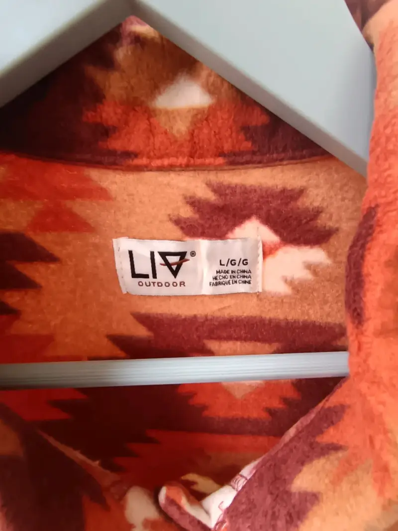 Camisa de franela estampada tribal LIV - 2