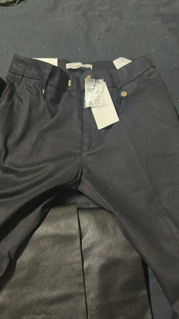 Pantalones negros de vestir mujer