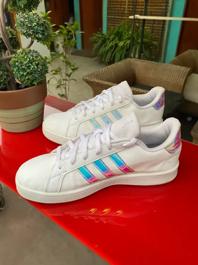 Zapatillas blancas Adidas mujer blancas. - 3