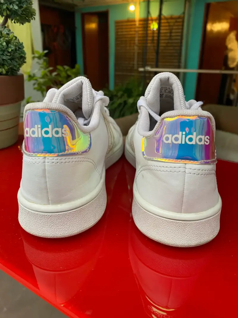 Zapatillas blancas Adidas mujer blancas. - 6
