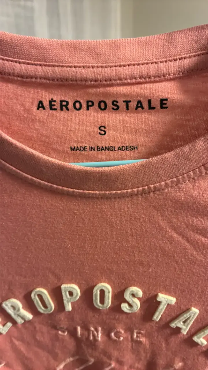 Polera Aeropostale rosa talla S - 2
