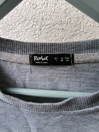 Polerón gris con diseño gráfico Raw Blue - miniatura 2