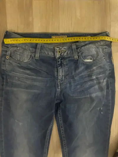 Jeans Guess azul para mujer - miniatura 4