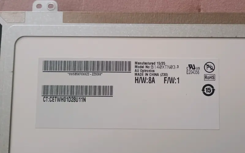 Pantalla LCD para laptop 14" modelo BX140XTN03.3 - 2
