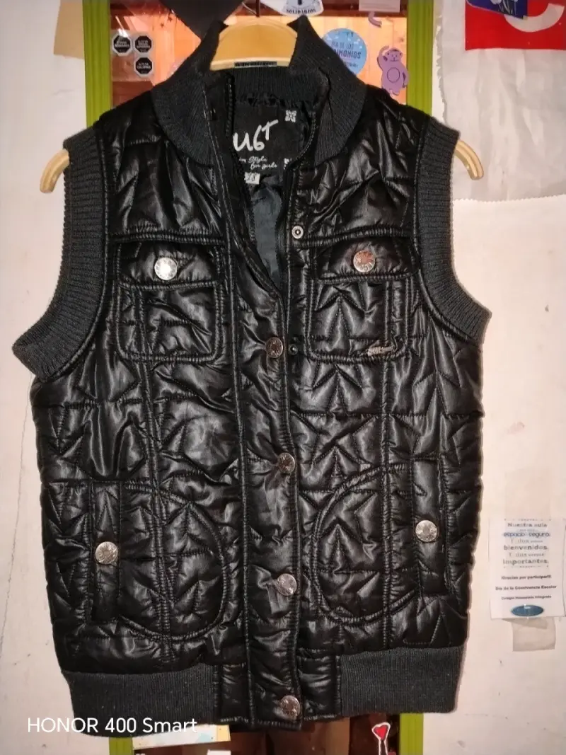 Parka acolchada sin mangas talla 18-xs - 1