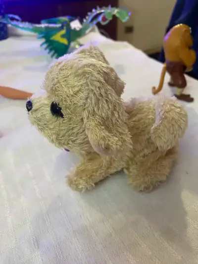 Peluche de perrito beige - miniatura 4
