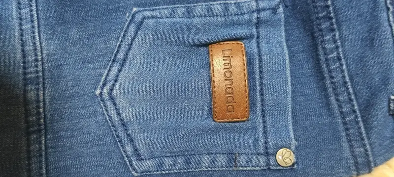 Pantalones de mezclilla para niña con diseño de os - 4