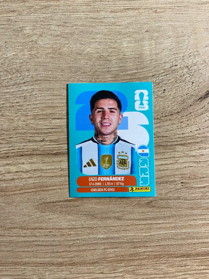 Lámina Panini: Enzo Fernández - 1