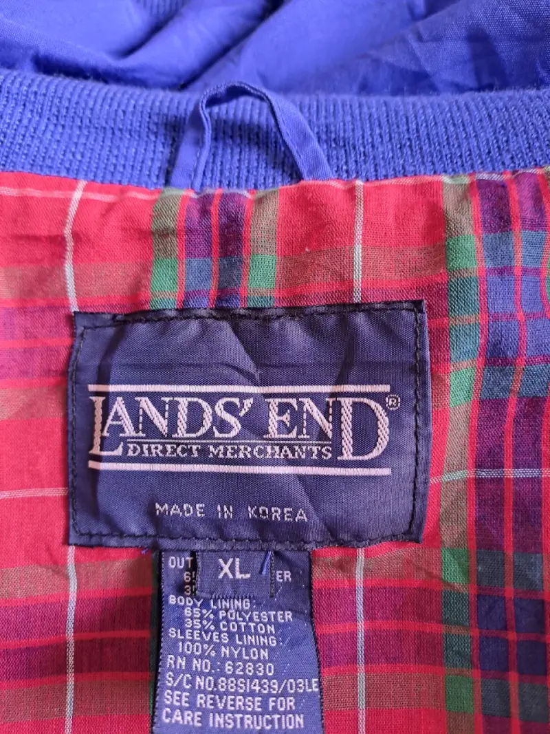 Chaqueta azul vintage, talla M, como nueva. - 3