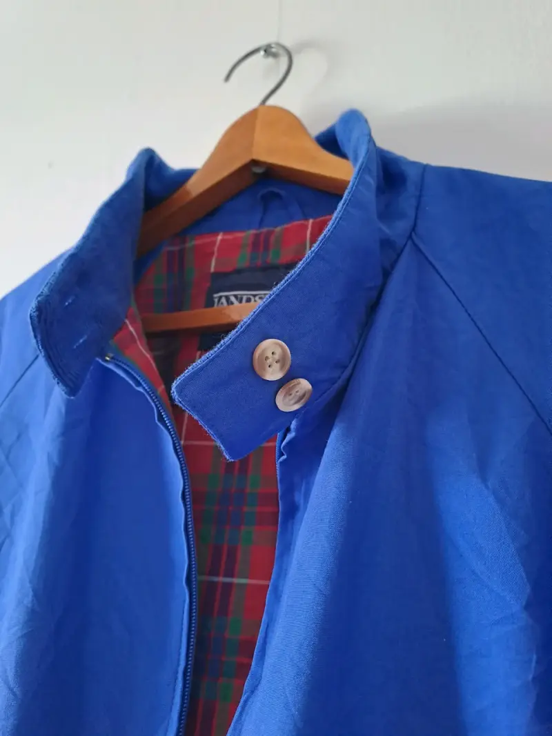 Chaqueta azul vintage, talla M, como nueva. - 5