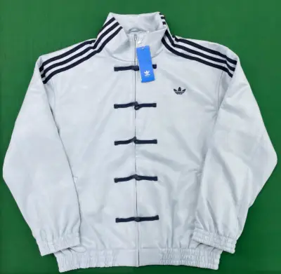 Chaqueta deportiva Adidas celeste - miniatura 1