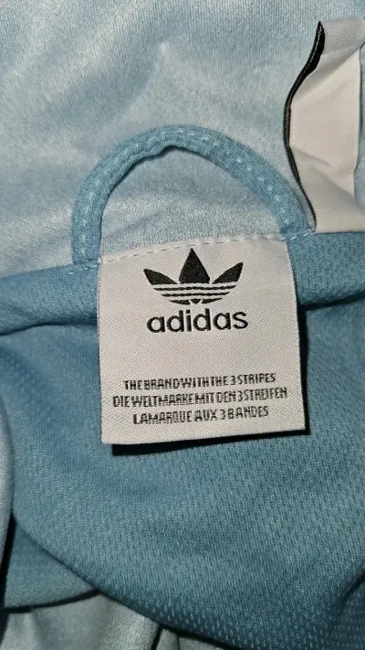 Chaqueta deportiva Adidas celeste - miniatura 2