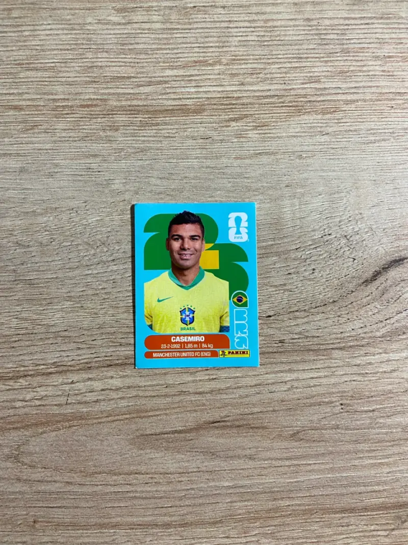 Lámina Panini Casemiro Brasil - 1