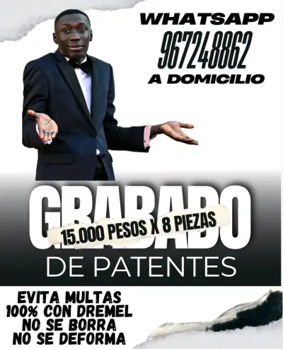 Servicio de grabado de patentes a domicilio - miniatura 1