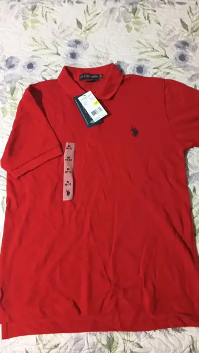 Polera polo roja U.S. Polo Assn nueva - miniatura 1