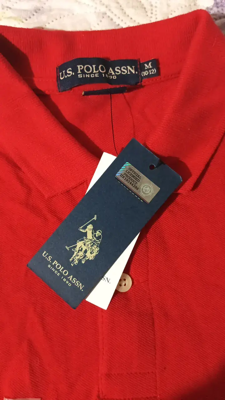 Polera polo roja U.S. Polo Assn nueva - 2