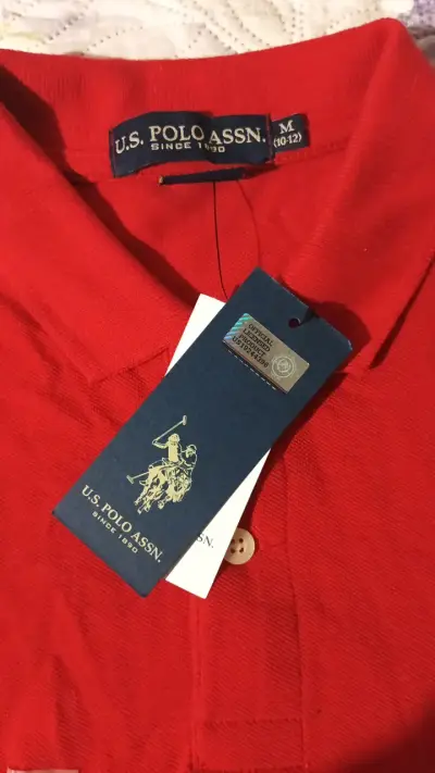Polera polo roja U.S. Polo Assn nueva - miniatura 2