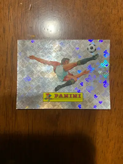 Lámina holográfica Panini de fútbol - miniatura 1