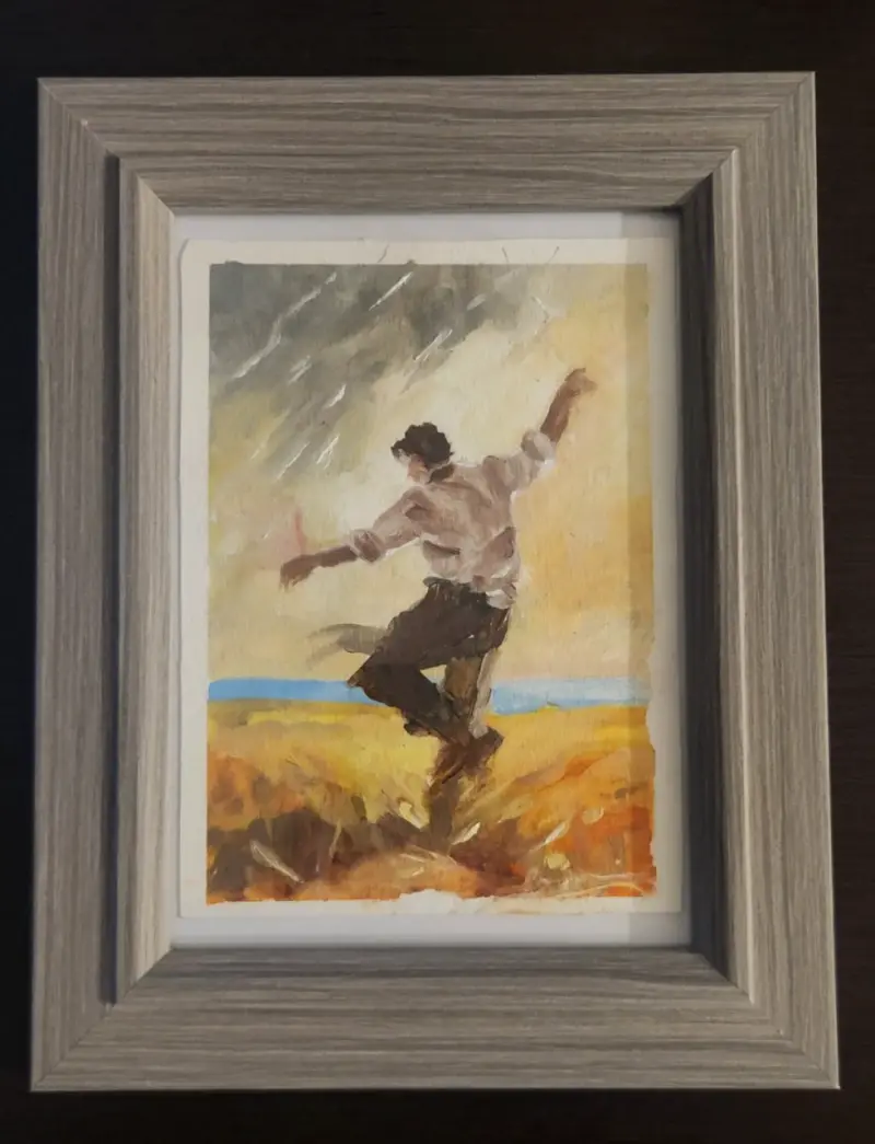 Óleo Original Pintado a Mano con Marco | 23×18 cm